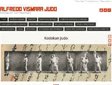 Tablet Screenshot of alfredovismarajudo.com